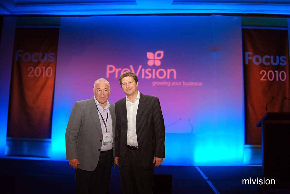 ProVision CEO Cam Battaglia and Bruno Decreton from Essilor - Image 45 Provision Focus 2010 Congress Gallery (40)