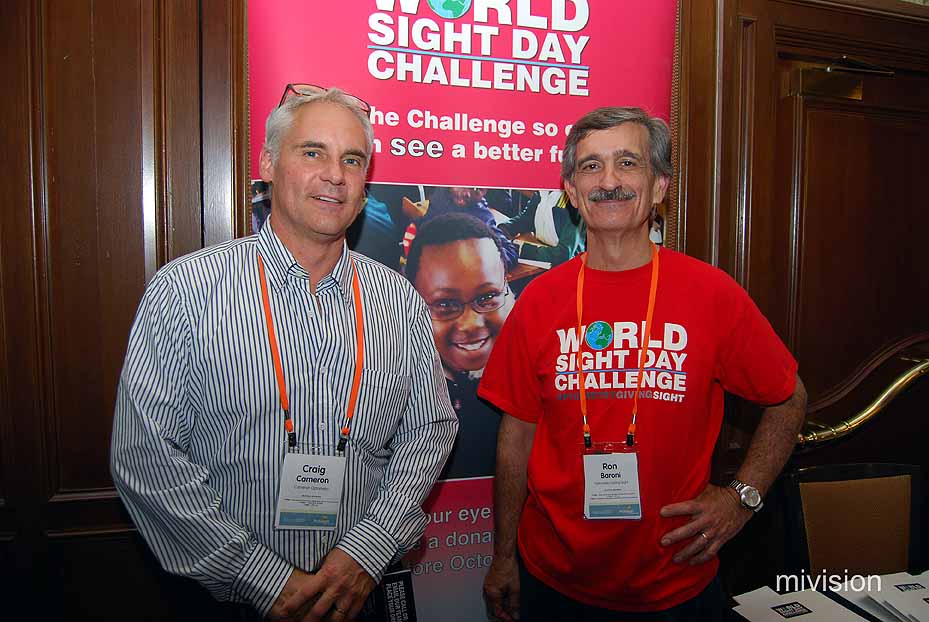 Craig Cameron and Ron Baroni promote OGS's World Sight Day Challenge - Image 62 Provision Focus 2010 Congress Gallery (40)