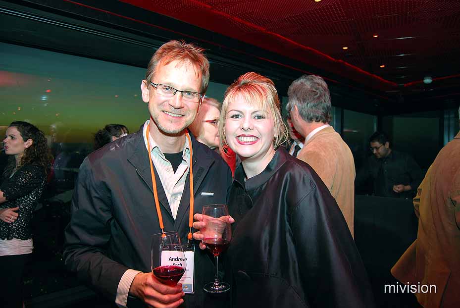 Andrew Koch and CooperVision's Ellamae O'Reilly at the Eureka SkyBar - Image 10 Provision Focus 2010 Congress Gallery (40)