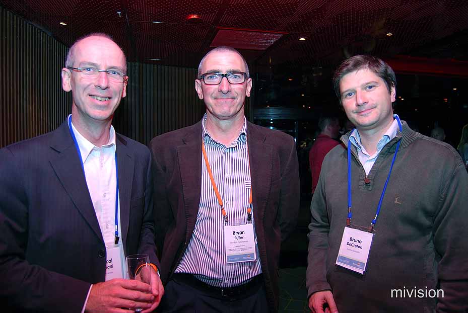 Bryan Fuller with Pascal Toneatti and Bruno DeCreton from Essilor at the Eureka SkyBar - Image 14 Provision Focus 2010 Congress Gallery (40)
