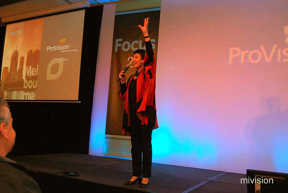 Australia's most in-demand female speaker and voice of Blinky Bill Robyn Moore - Image 27 Provision Focus 2010 Congress Gallery (40)