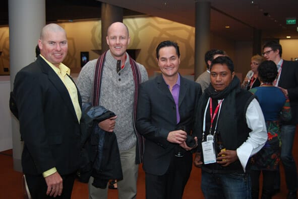 Aaron McColl from Shaan, Todd Tai from mivision and Virgilho Da Costa (Gil), one of East Timor’s first eye care nurses - Image 9 SRC Transitions Gala Dinner 2012 (70)