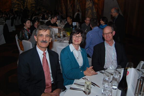 Ron Baroni with Sue & Bob Lees from Optometry Giving Sight - Image 16 SRC Transitions Gala Dinner 2012 (70)