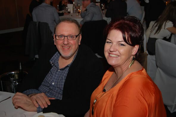 Jim Kareh from Matrix and Jacque Katsieris from ProOptics - Image 39 SRC Transitions Gala Dinner 2012 (70)