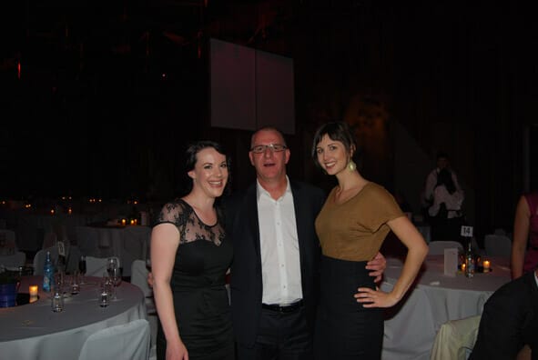 Sarah Neville & Julia Loughlin from PPR with Eric Breda from Transitions - Image 57 SRC Transitions Gala Dinner 2012 (70)