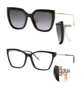 Chopard SCH319 Square Cat Eye Sunglasses