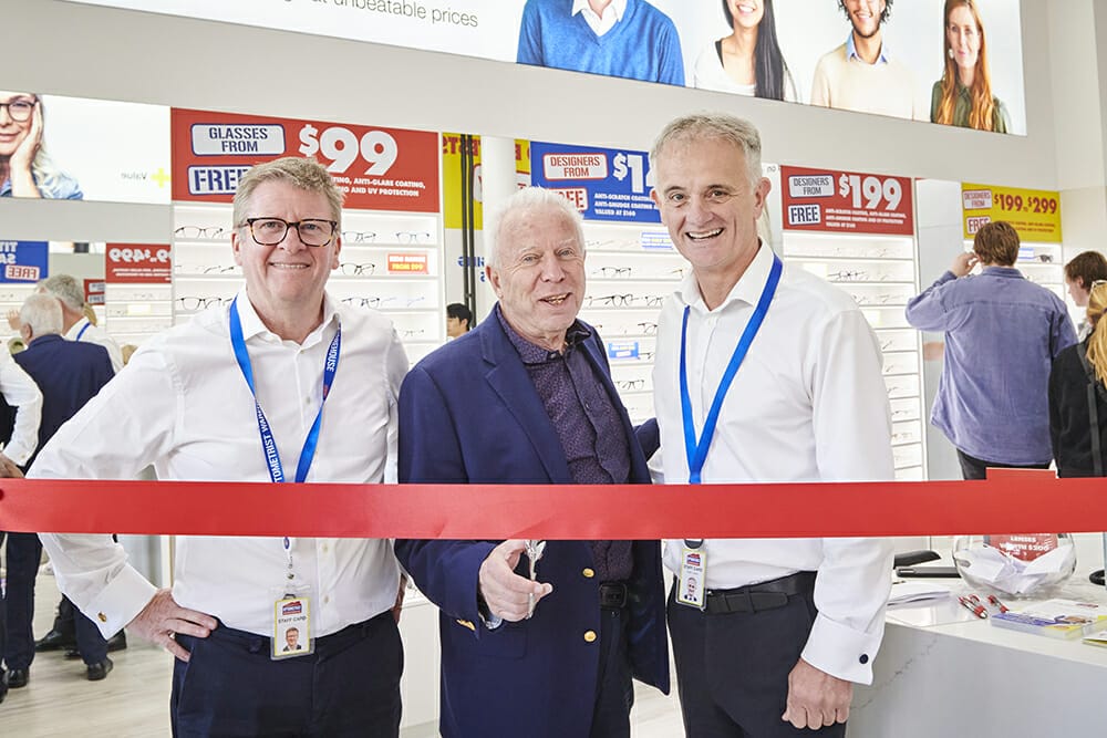 Opening of Optometrist Warehouse