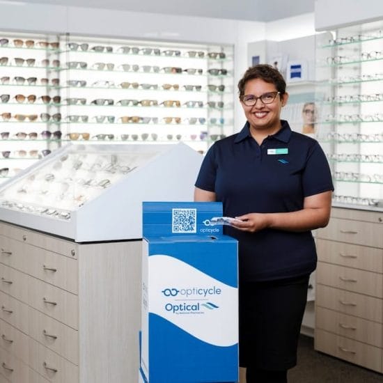 End to end Contact Lens recycling by Optical by National Pharmacies
