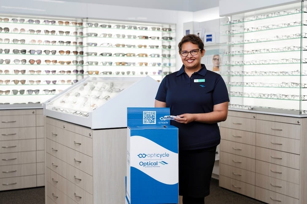 End to end Contact Lens recycling by Optical by National Pharmacies