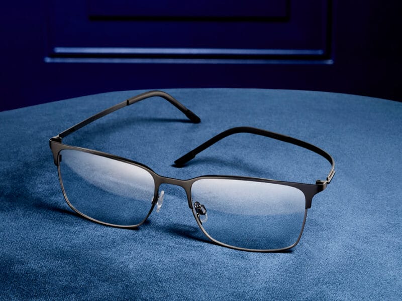 Flexon Eyewear on table