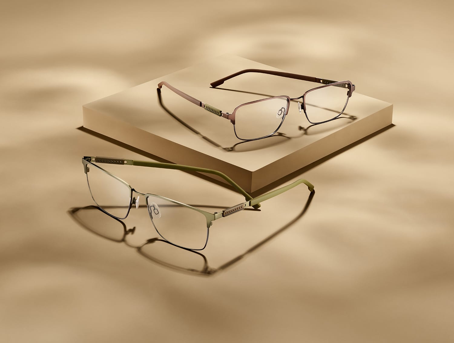 Two frames by Flexon Eyewear