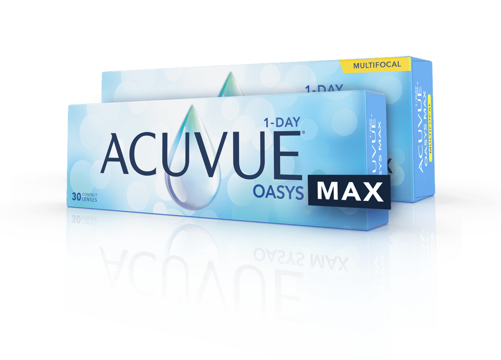 Acuvue Oasys Max packaging