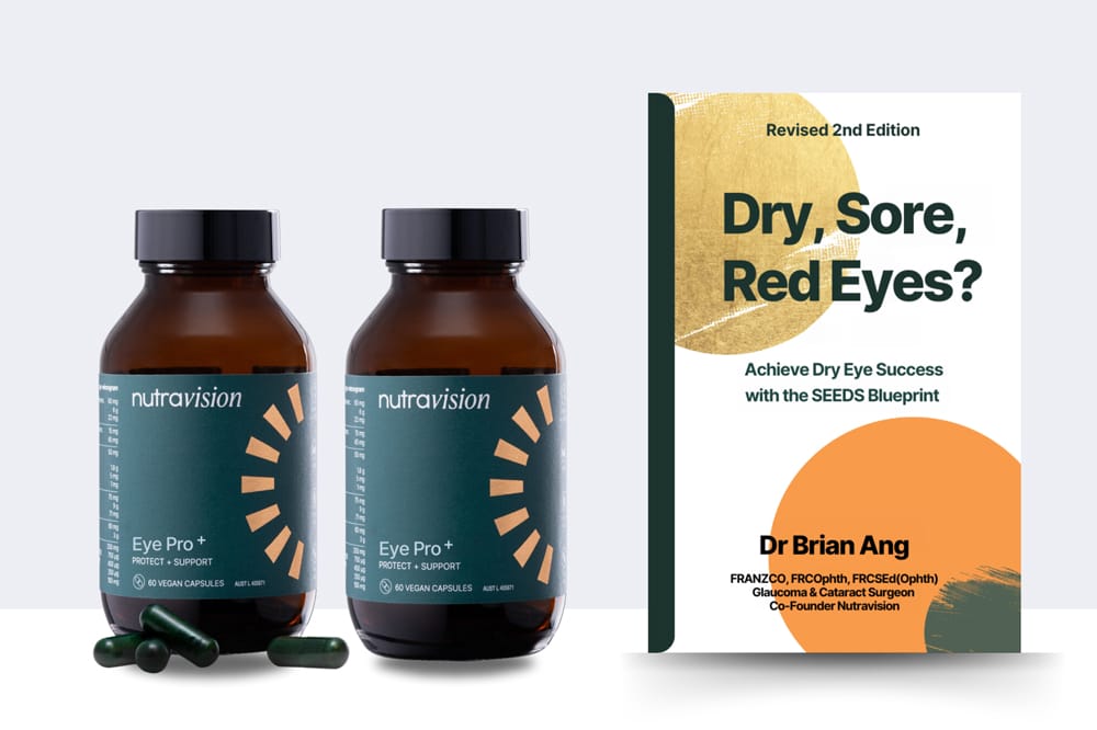 Nutravision products and the Dry Eye Ebook