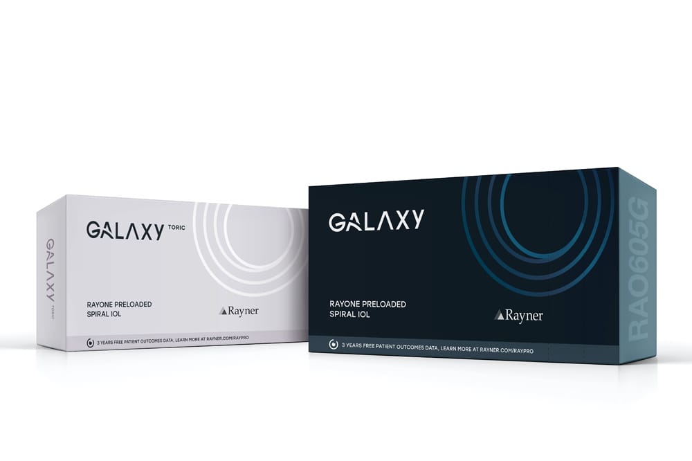 RayOne Galaxy packaging