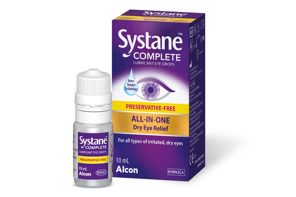 Systane Complete pack and packaging