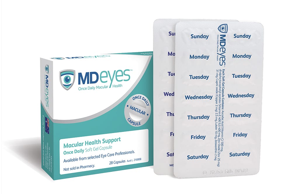 MDeyes Once Daily packaging
