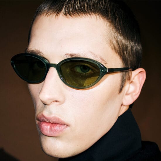 Man wearing Toto by Mykita