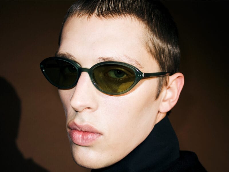 Man wearing Toto by Mykita