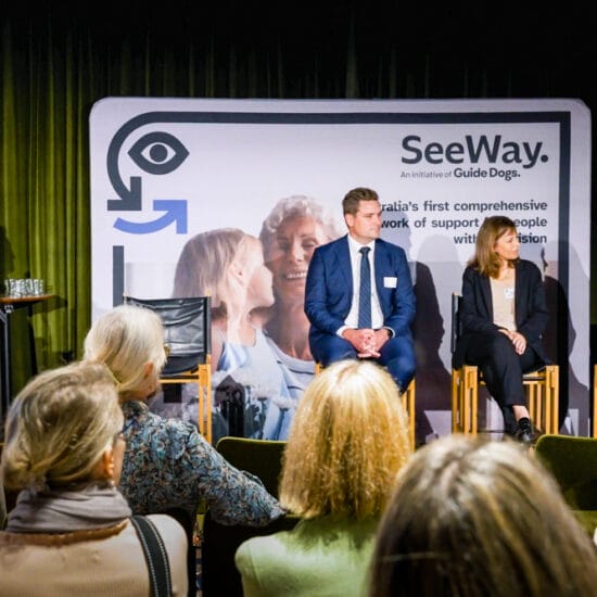 Seeway launch. From left: Jacqui Jones, Dr Samuel Dance, Dr Sharon Oberstein and Mirné le Roux.