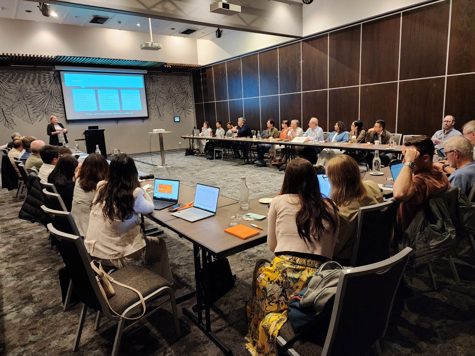 Workshop at the Eyecare Plus Entrepreneurs' Club