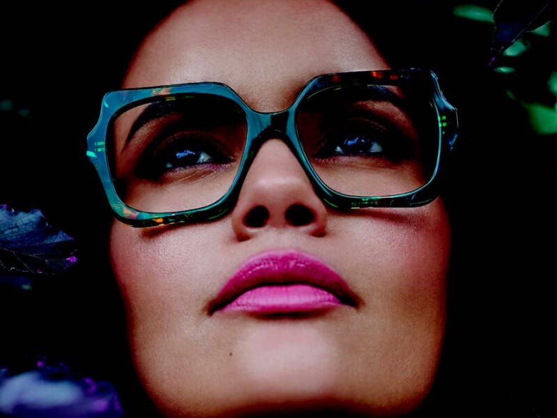 woman wearing lacroix frames