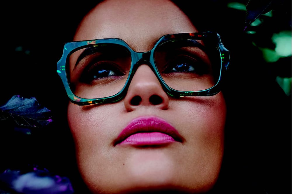 woman wearing lacroix frames