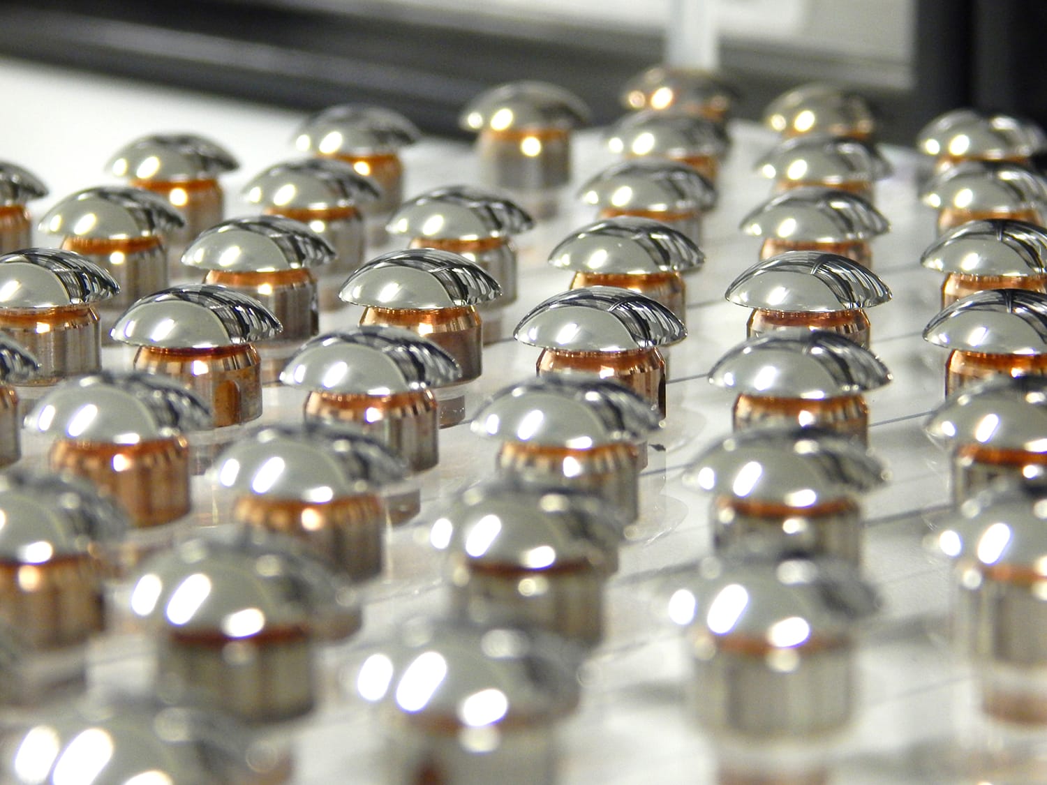 Disposable contact lens production at Gelflex Laboratories.