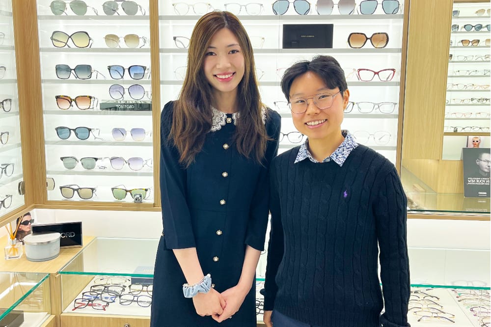 Sheila Lam (left) and Mandy Huynh from Eye Definition.
