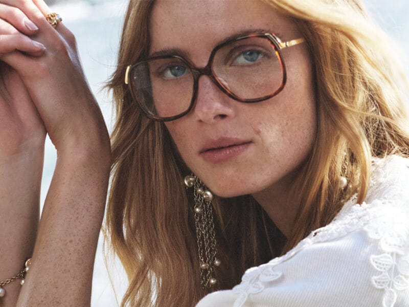 woman wearing chloe eyewear