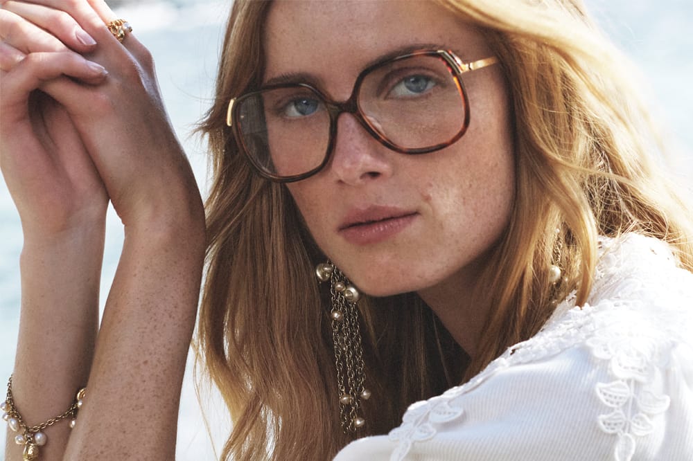 woman wearing chloe eyewear