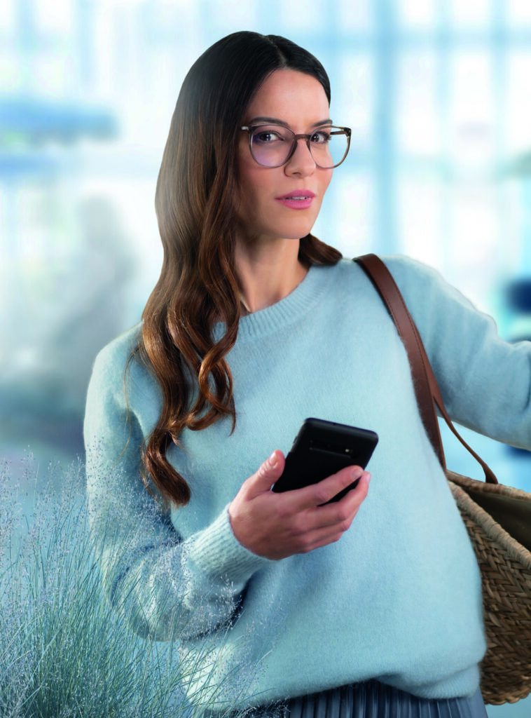 woman in glasses wearing SmartLife Progressive Individual 3