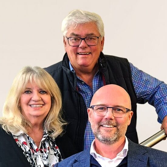 From left: Marisa and Rick Good, and Aaron McColl