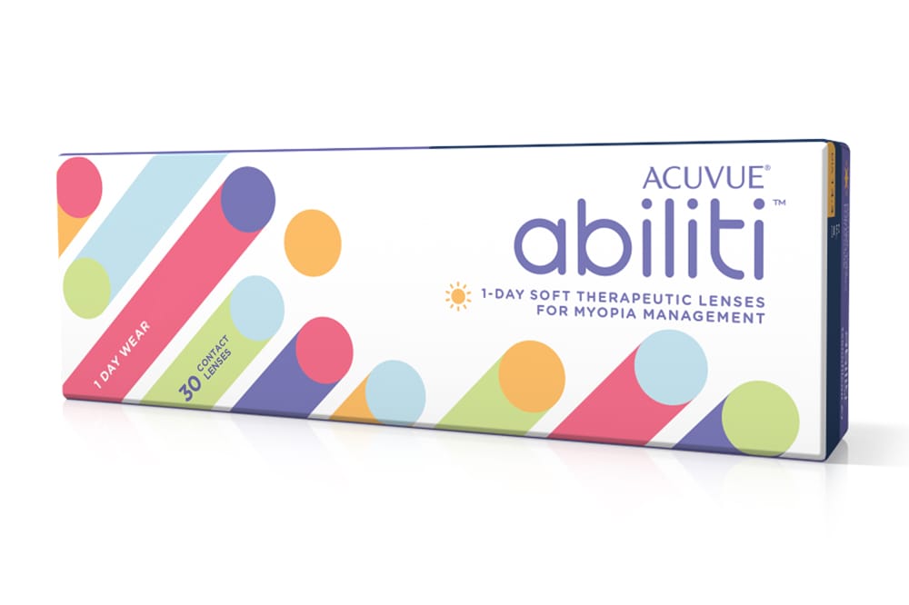 Abiliti 1-Day for Myopia packaging