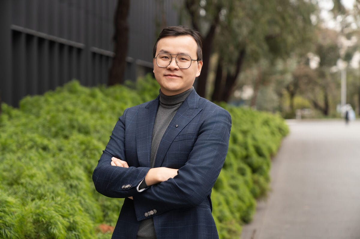 Associate Professor Zongyuan Ge, who won an AI-Driven Healthcare Fellowship