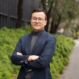Associate Professor Zongyuan Ge, who won an AI-Driven Healthcare Fellowship
