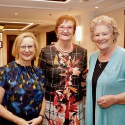 From left: Dr Kathy Chapman, Professor Sanchia Aranda AM, and MDFA ambassador The Hon. Jillian Skinner AM.