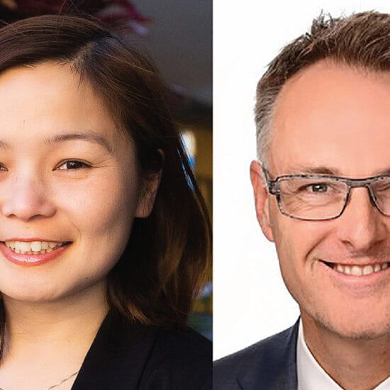 Dr Margaret Lam and Dr Colin Clement