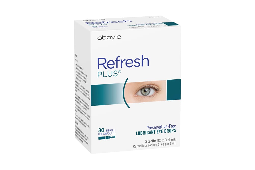 Refresh Plus packaging