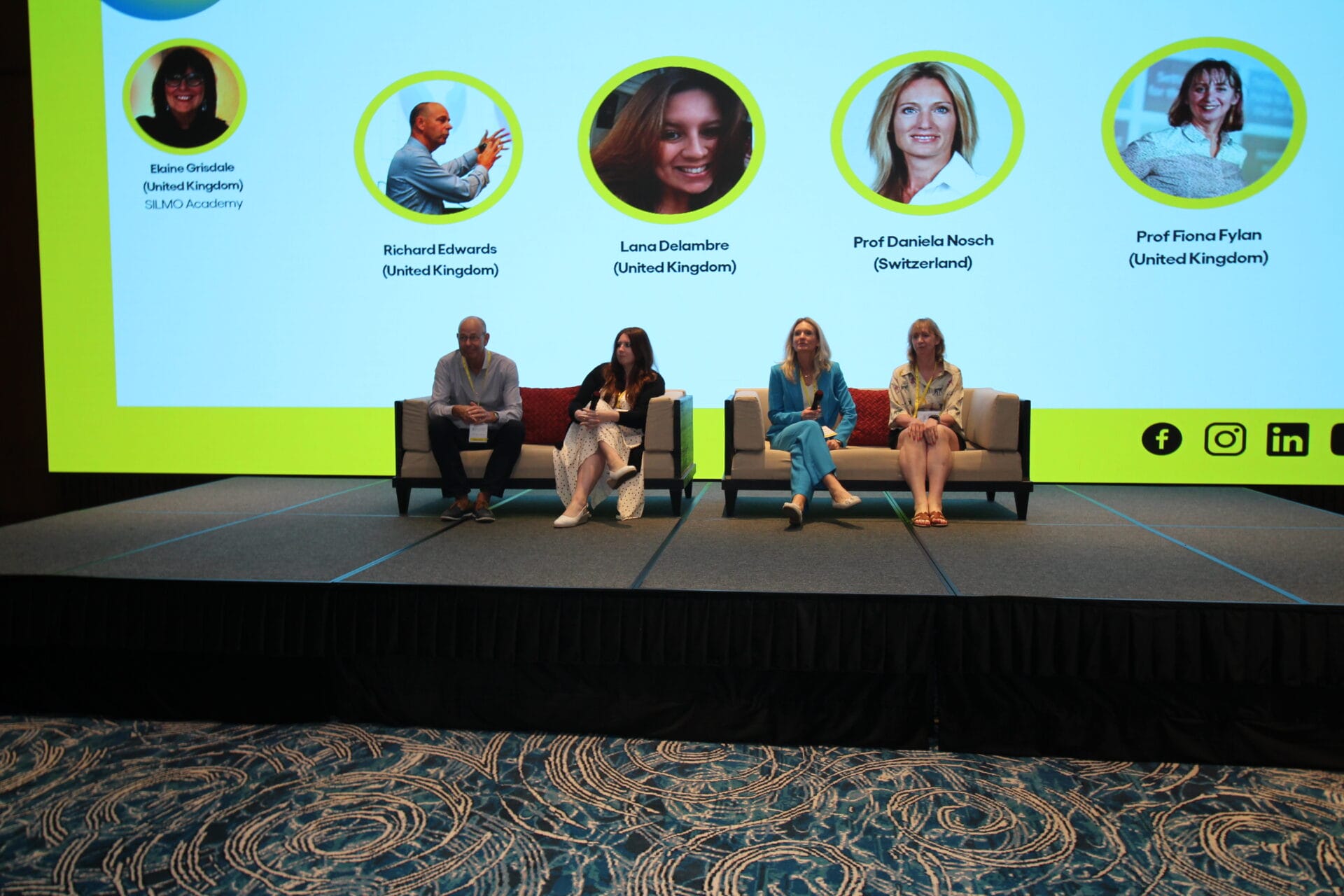Richard Edwards (UK), Lana Delambre (UK), Prof Daniela Nosch (Switzerland), Prof Fiona Fylan (UK)