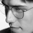man wearing lindberg glasses