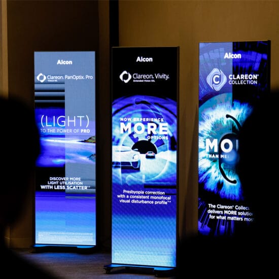 Alcon posters at a conference
